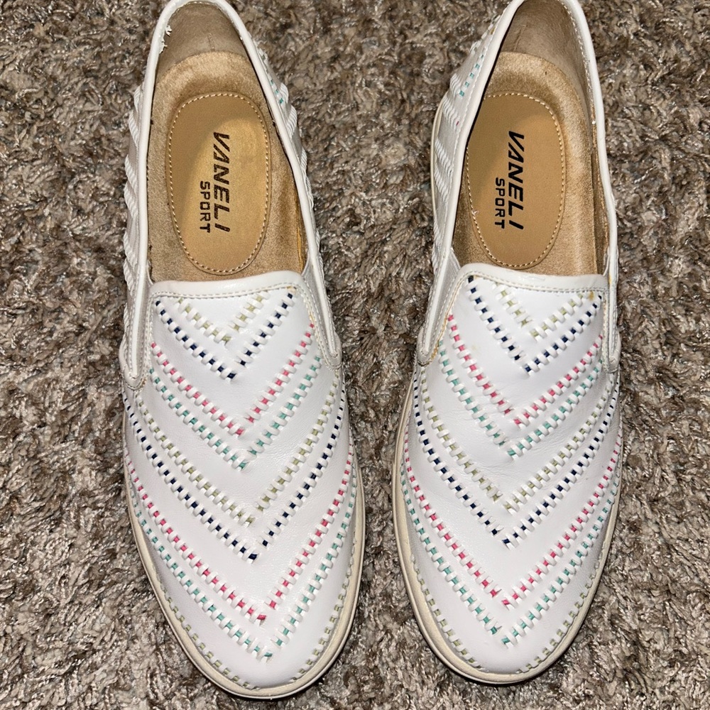 VANELi Womens Ocean Slip On Sneakers Shoes Casual - White